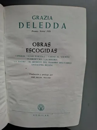 Biblioteca Premios Nobel.- Aguilar