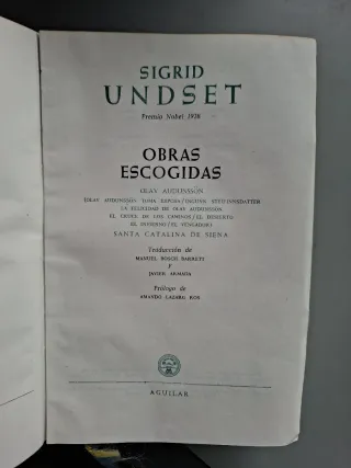 Biblioteca Premios Nobel.- Aguilar