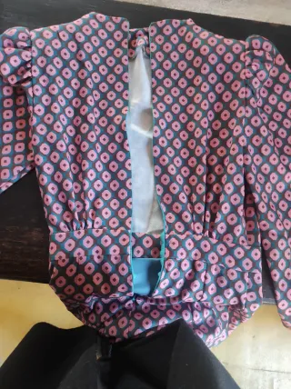 Vestido estampado mini