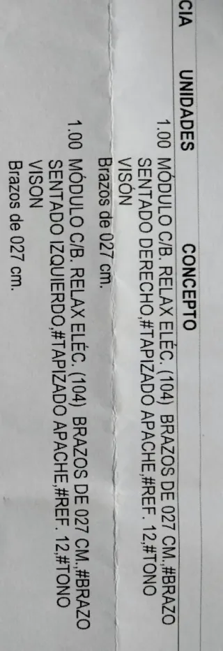 Sofá Eléctrico Beige