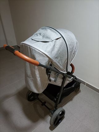 Carro Paseo Kinderkraft Gris y Negro