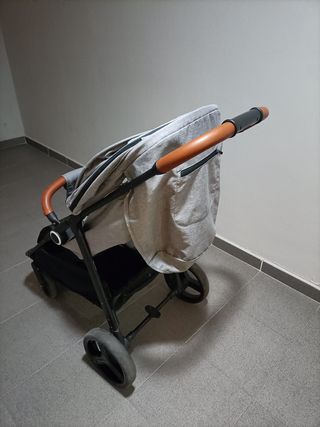 Carro Paseo Kinderkraft Gris y Negro