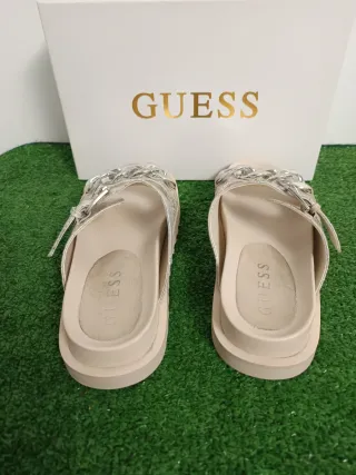 Sandalias Guess Fatema2 Beige/Plata