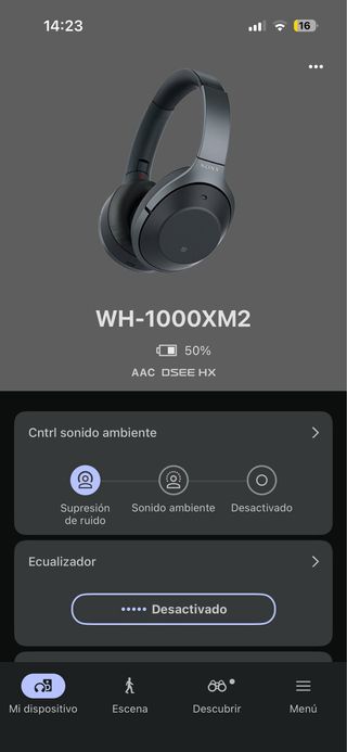 Sony WH-1000XM2 Negros
