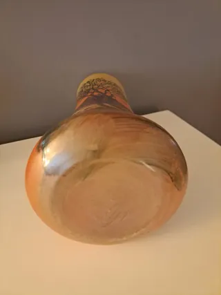 Vaso vidrio firmado Legras (Leg). Circa 1900