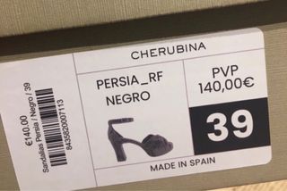 Sandalias Cherubina terciopelo negras