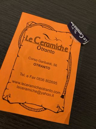 Orologio da tavolo sole ceramica pietra leccese