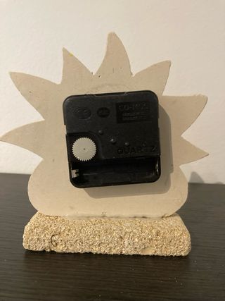 Orologio da tavolo sole ceramica pietra leccese