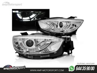 FAROS DELANTEROS LUZ DIURNA LED REAL DRL PARA MAZDA CX5