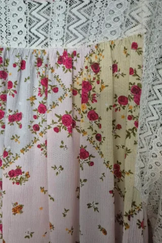 Blusa Slowlove combinada estampado patchwork