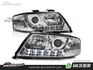 FAROS DELANTEROS LUZ DIURNA LED PARA AUDI A6 4B