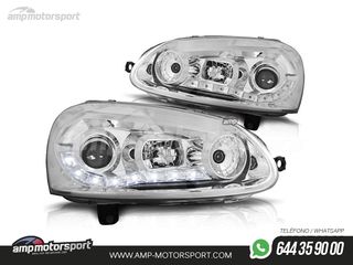 FAROS DELANTEROS LUZ DIURNA LED PARA VOLKSWAGEN GOLF / VARIANT / JETTA MK5