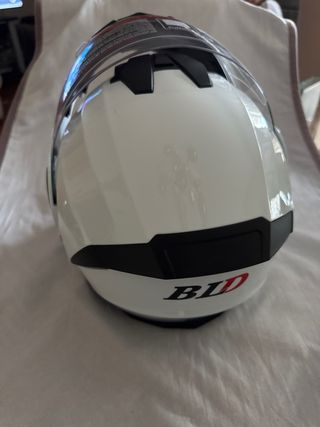 Casco integral blanco talla L