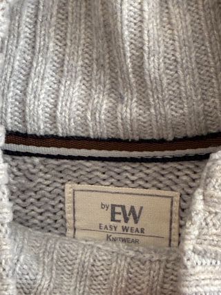 Jersey Easy Wear cuello alto gris