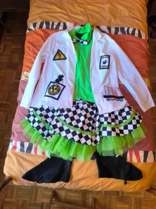 Disfraz Científico Loco Talla M grande