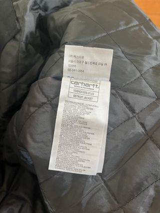 Carhartt Detroit Jacket Winter Man L Black (New)