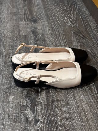 Piccola Piu Bailarinas Beige/Negro Talla 41