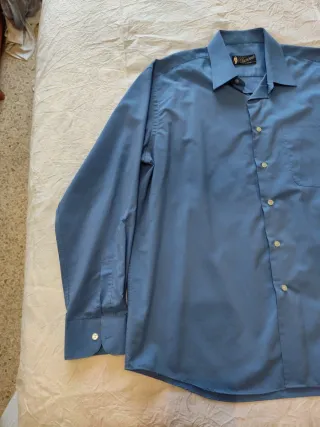 Camisa Pluvinet Valls Talla 44 Azul