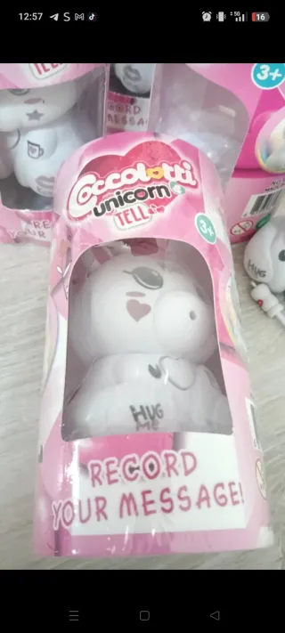 Unicorni Coccolotti registra messaggi nuovi