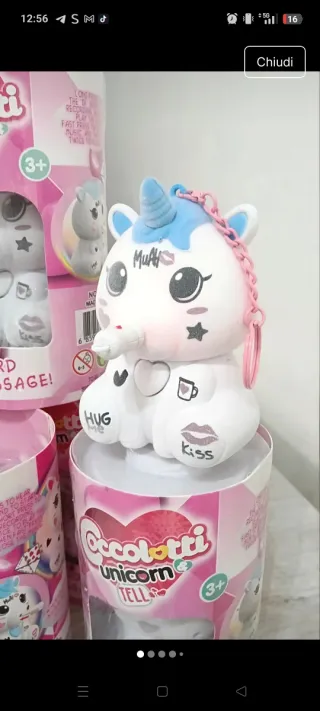 Unicorni Coccolotti registra messaggi nuovi