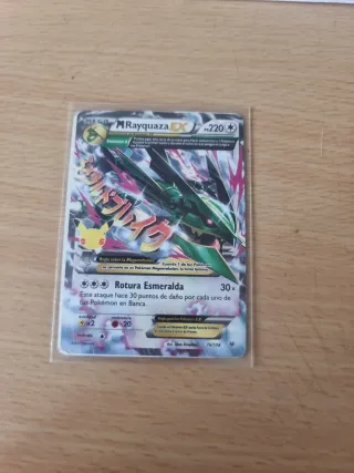 Carta Pokémon Mega Rayquaza EX 220 HP