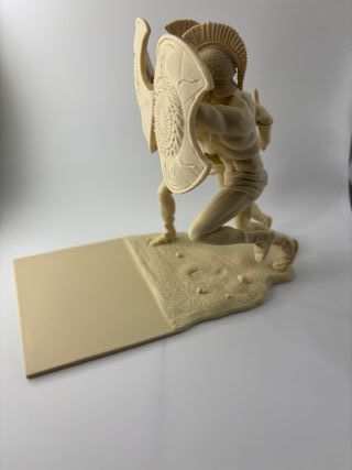 Greek Spartan Bookend, Warrior Book Holder, Librar