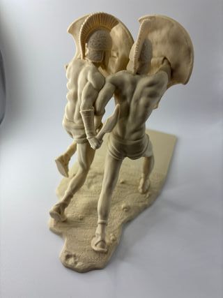 Greek Spartan Bookend, Warrior Book Holder, Librar