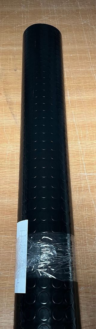 Suelo PVC Topos Negro 4,80m x 1m