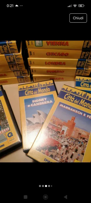 31 Videocassette Vintage Città del Mondo