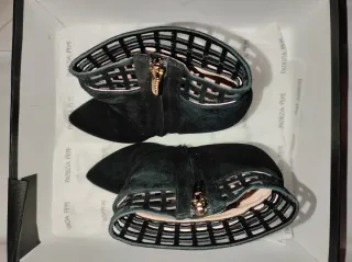 Victoria Beckham Zoccoli Paillettes Rosa Viola 36