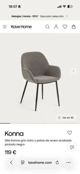 Mesa comedor y 6 sillas terciopelo gris