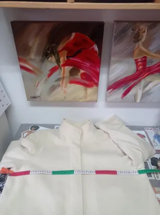 Abrigo corto crudo Mark & Spencer