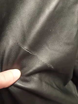 Abrigo de piel hombre