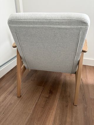 Poltrona Ekenäset IKEA in tessuto e legno