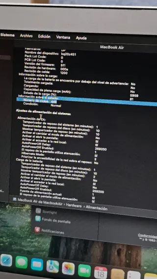 MacBook Air Gris/Plata