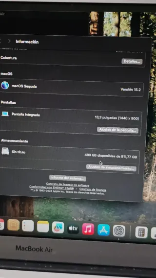 MacBook Air Gris/Plata