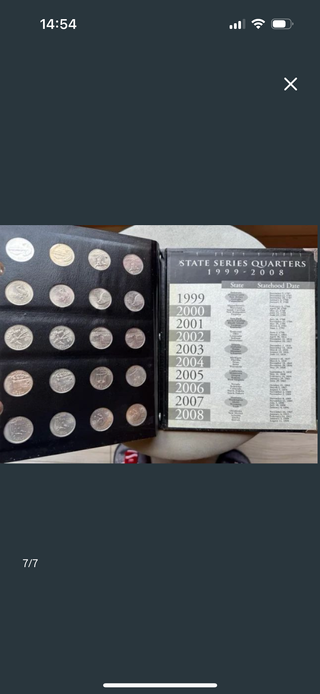 Colección de quarters dollar