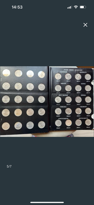 Colección de quarters dollar