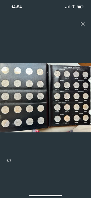 Colección de quarters dollar