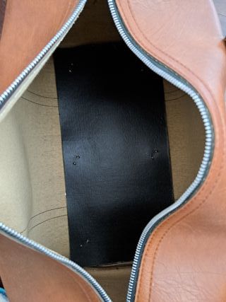 Bolsa de viaje vintage marrón