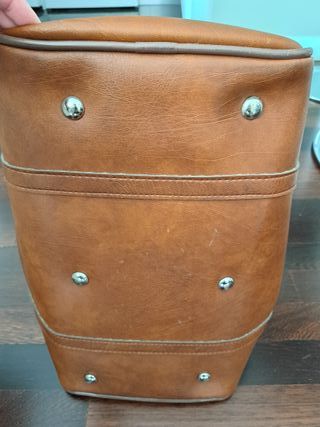 Bolsa de viaje vintage marrón