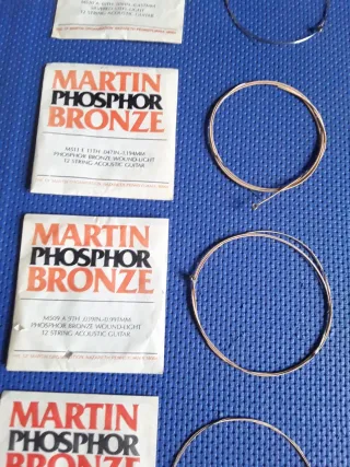 4 Corde Chitarra Martin Phosphor Bronze
