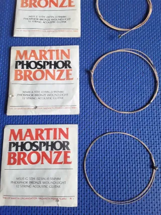 4 Corde Chitarra Martin Phosphor Bronze