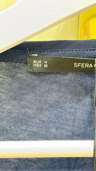 Blusa Azul Talla XL con Diseño nueva a estrenar