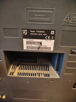 Minicadena Philips FW306/22 y altavoces