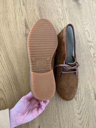 Botas de ante marrones