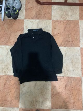 Camiseta Polo Ralph Lauren manga larga negra