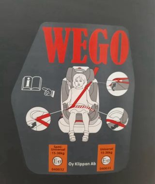 Silla Auto Klippan Wego 2 unidades