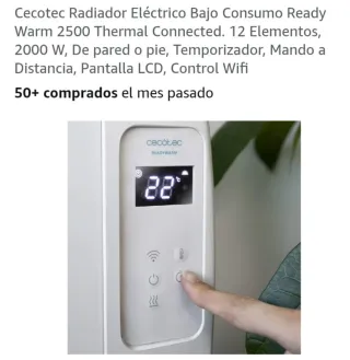 Cecotec Radiador Eléctrico Ready Warm 2500
