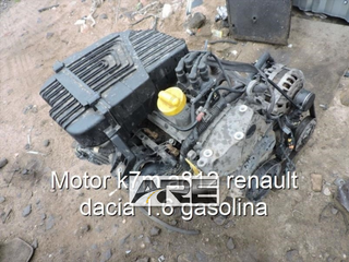 Motor k7ma812 k7m812 renault dacia 1.6 gas